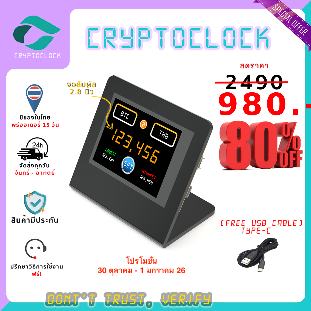 CryptoClock product